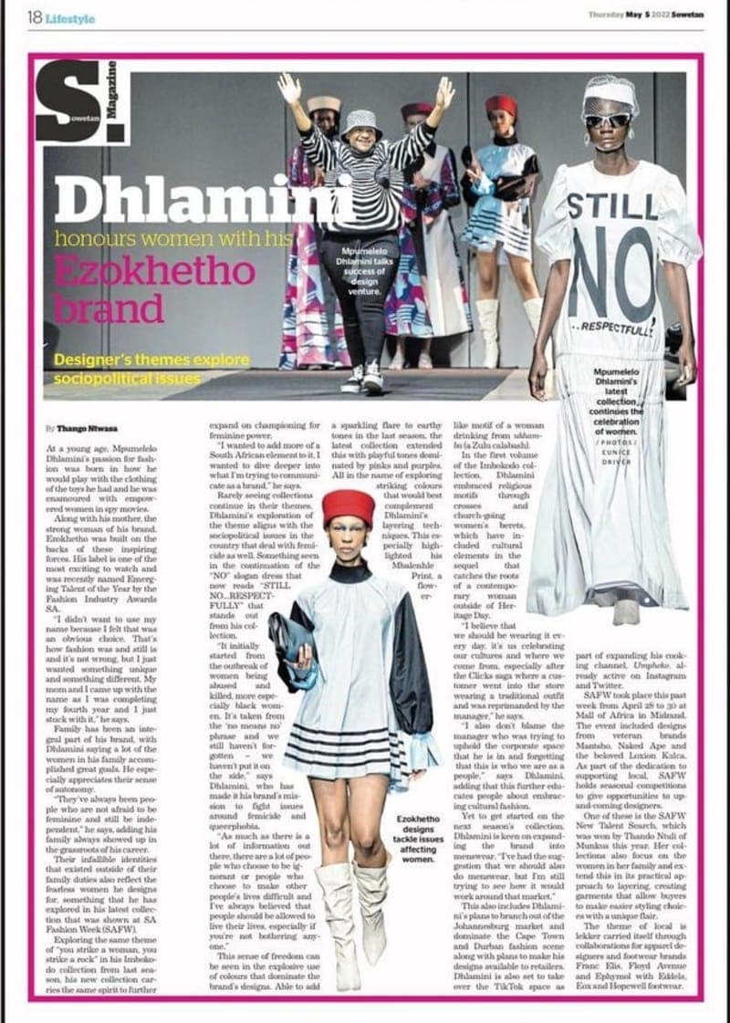 Sowetan feature