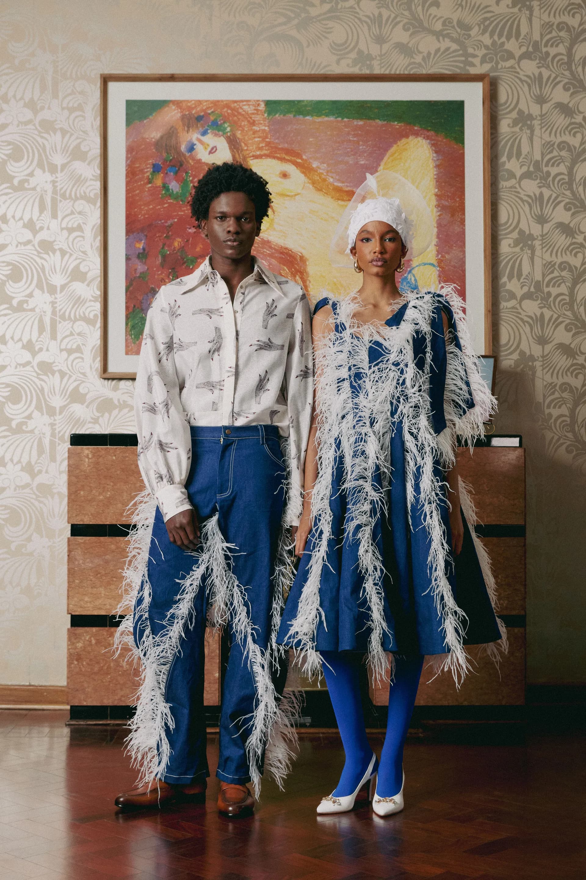 Zodwa — Look 6 (Ostrich Feather LOOK)